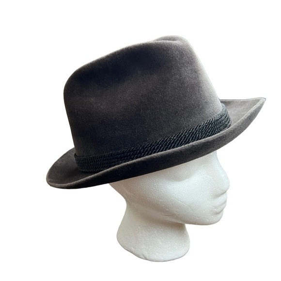 RESISTOL SELF CONFORMING 7 1/8 Brown felt Feather and Corded Brim Vintage Hunter - Picture 11 of 11